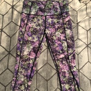 Lululemon High Waisted Leggings Size 8